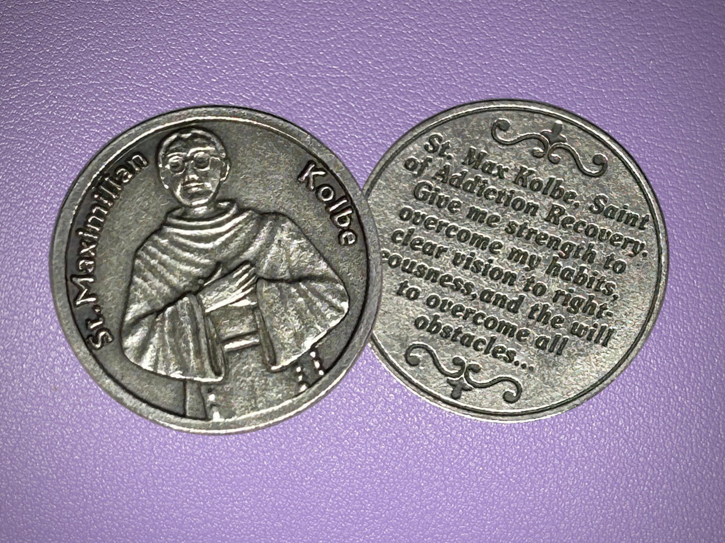 Saint Maximilian Kolbe Pocket Token