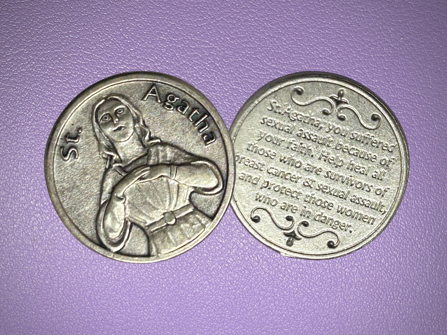 Saint Agatha Pocket Token