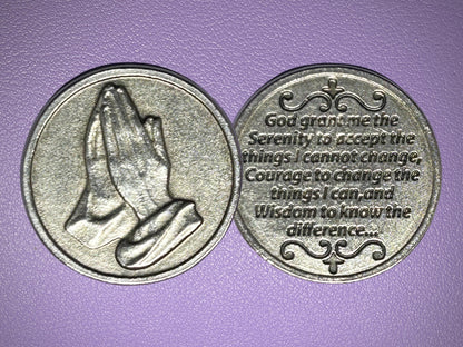 Serenity Prayer Pocket Token - Prayer for Peace and Courage