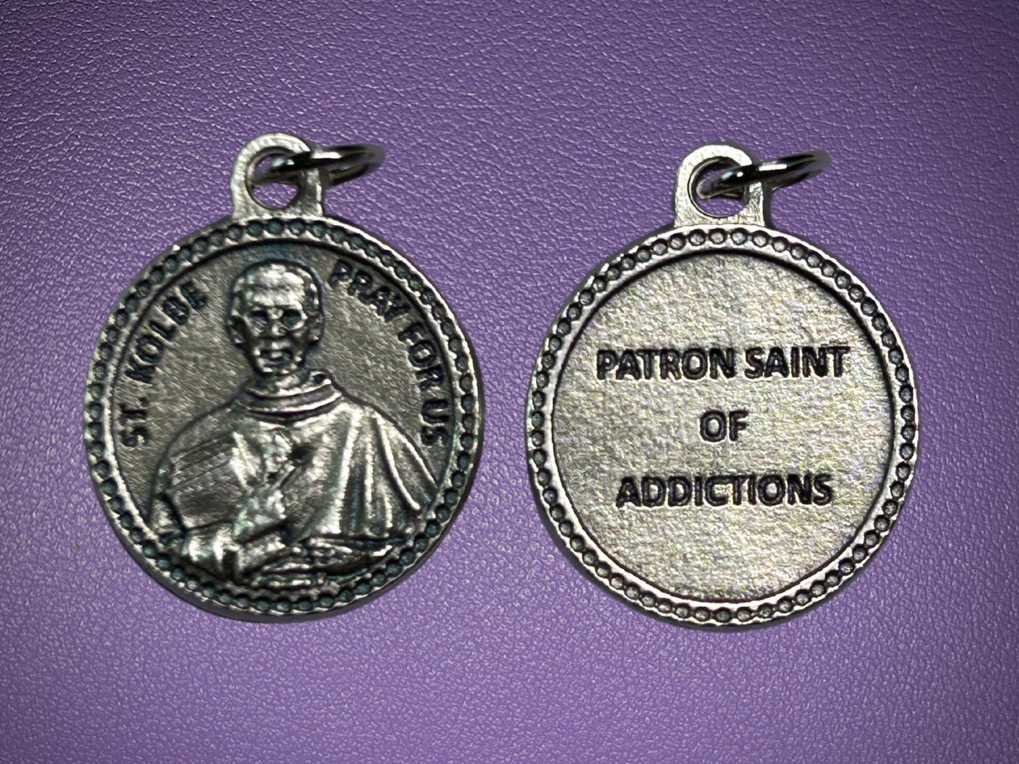 Saint Maximilian Kolbe Round Medal