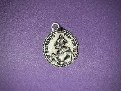 Saint Charles Borromeo Round Medal