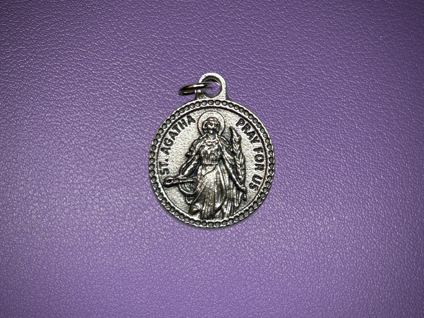 Saint Agatha Round Medal