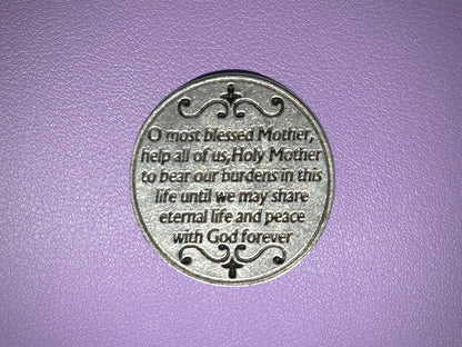 Immaculate Heart of Mary Pocket Token