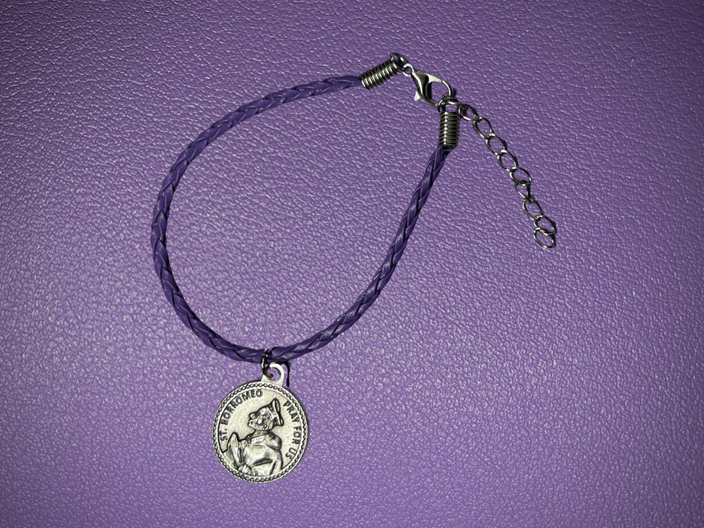 Saint Charles Borromeo Round Medal