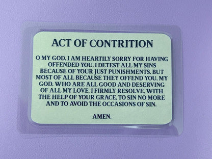 Hand holding Rosary I Am Catholic Faith Cards – In Case of Emergency Call a Priest