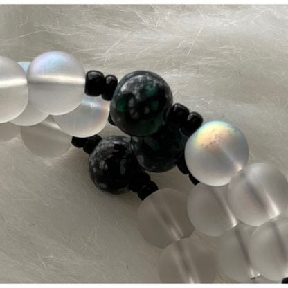 St Martin de Porres medal wrap Rosary bracelet