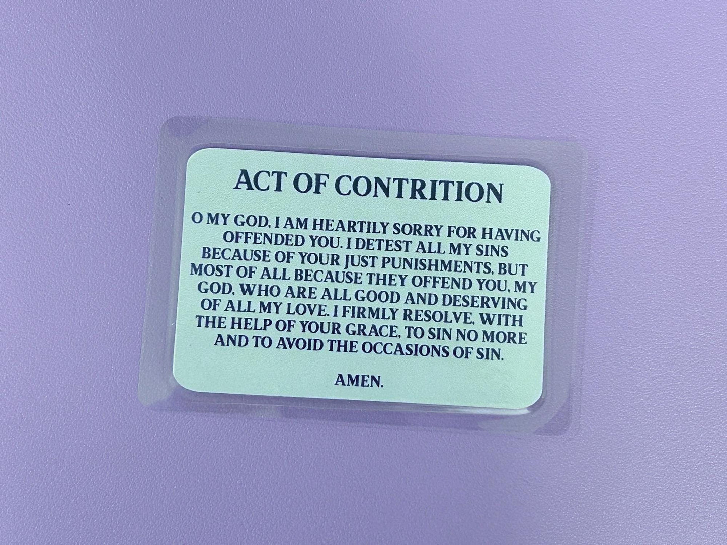 Mountaintop Cross I Am Catholic Faith Cards – In Case of Emergency Call a Priest