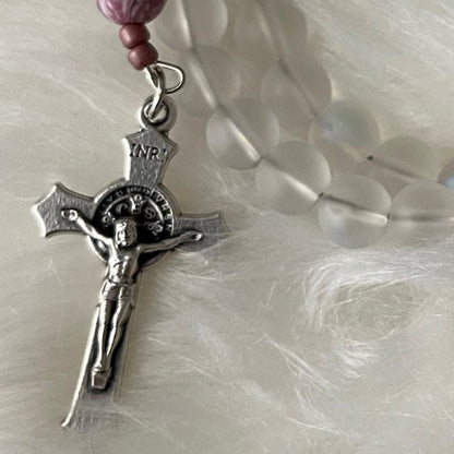 St Matthew wrap Rosary bracelet