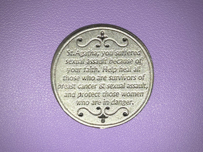 Saint Agatha Pocket Token