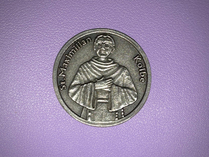 Saint Maximilian Kolbe Pocket Token