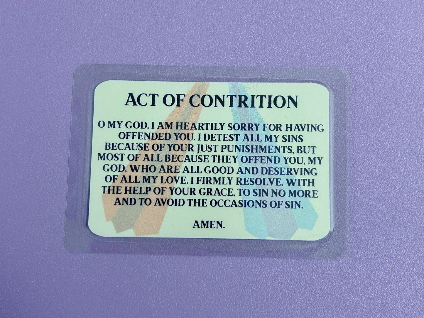 Divine Mercy I Am Catholic Faith Cards – In Case of Emergency Call a Priest