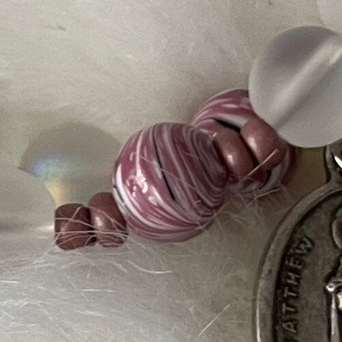 St Matthew wrap Rosary bracelet