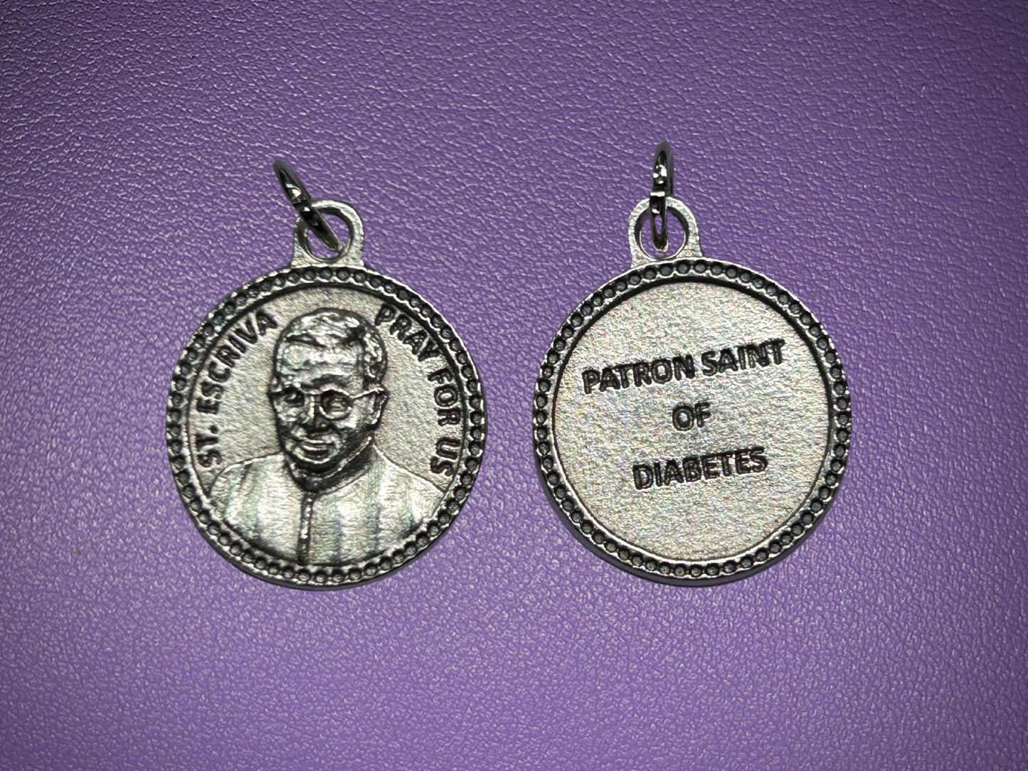 Saint Escriva Round Medal