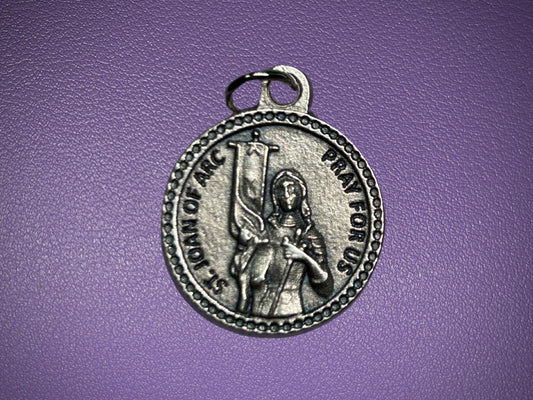 Saint Joan of Arc Round Medal