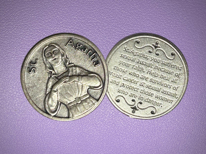 Saint Agatha Pocket Token