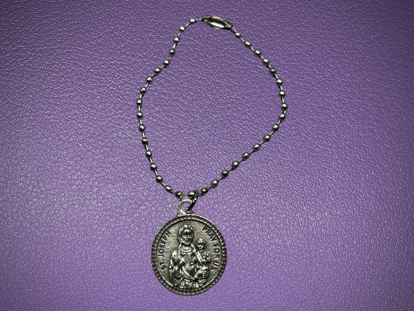 Saint Joseph Round Medal