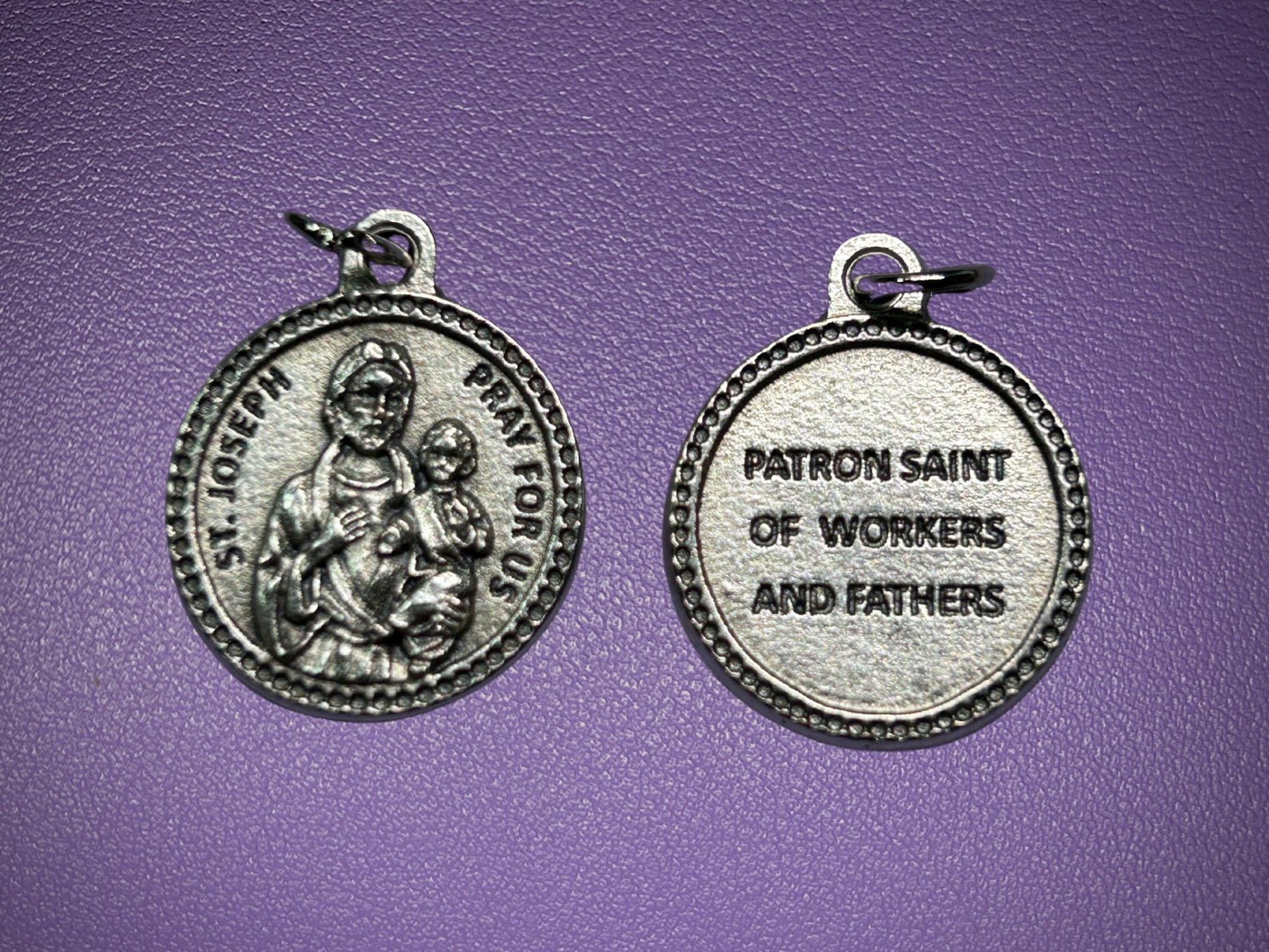 Saint Joseph Round Medal