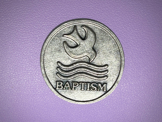 Baptism Pocket Token - May God Pour Out His Blessings on This Special Day
